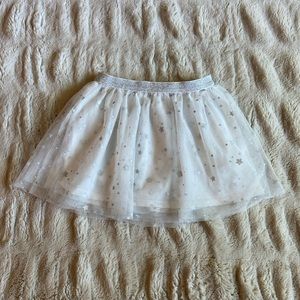 Jumping Beans Toddler Girls Cartwheel Scooter Silver Star Print TuTu Skort